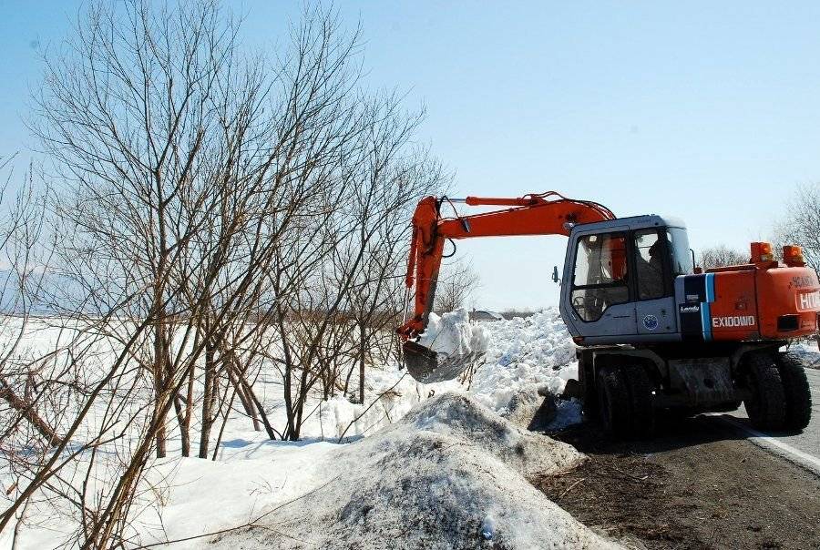 Противопаводковые мероприятия в Южно-Сахалинске