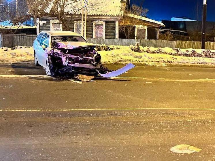 В Хабаровске водители и пассажир пострадали в ДТП по улице Воронежской