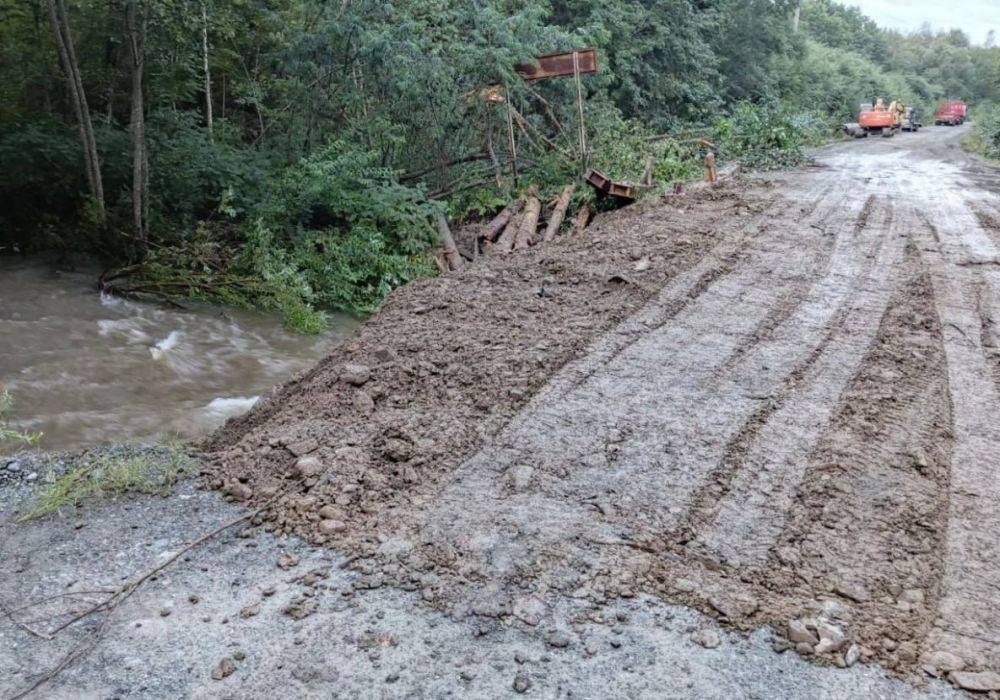 В районе имени Лазо восстановили проезд к отдалённым посёлкам