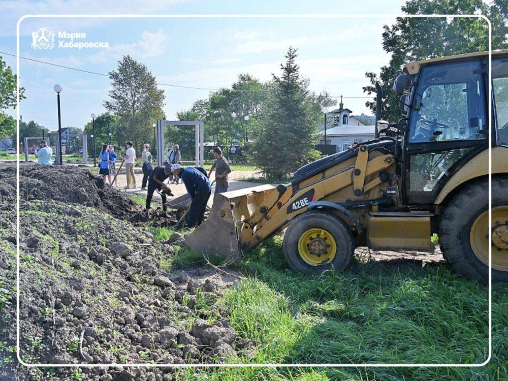 Благоустройство сквера у храма Матроны Московской на финишной прямой