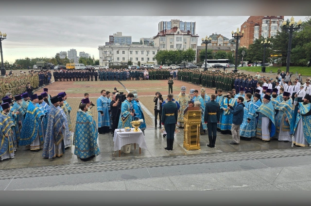 молебен о Победе перед иконой Пресвятой Богородицы «Казанская»