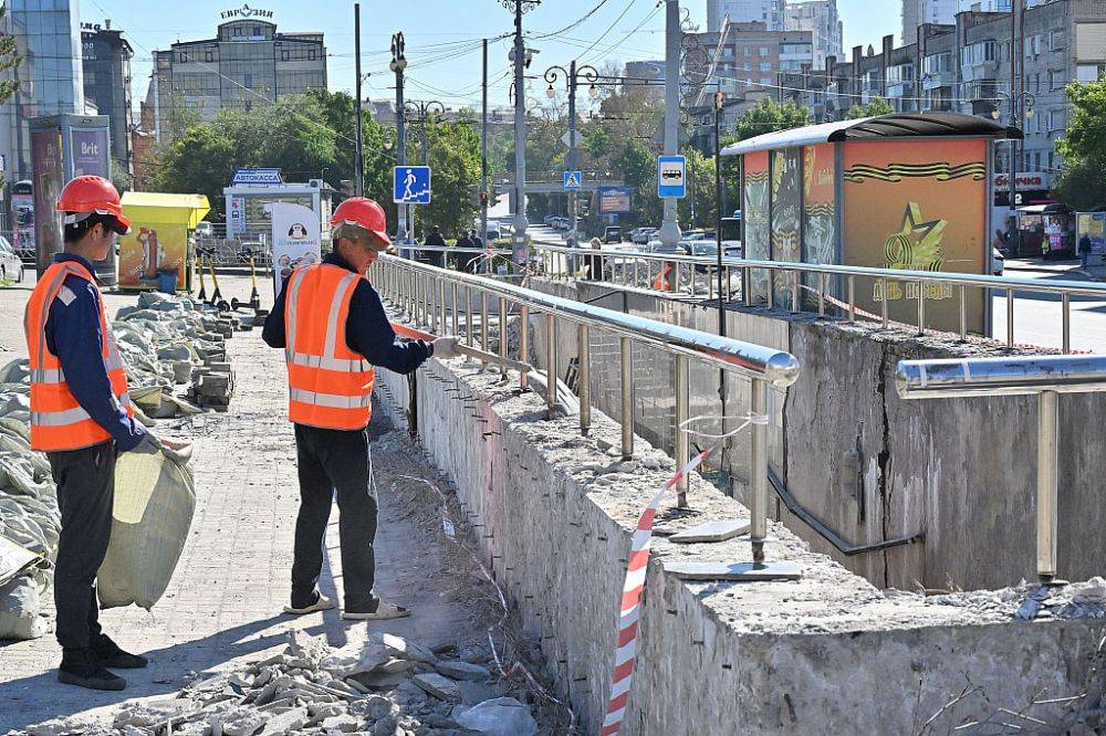 Подземный переход на хабаровском ЖД-вокзале начали ремонтировать