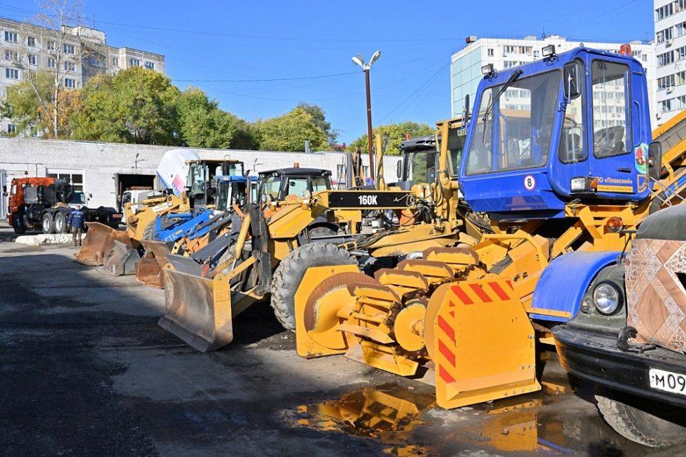 Хабаровские предприятия благоустройства продолжают подготовку к зиме