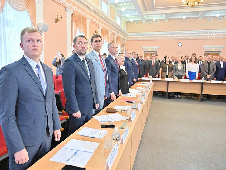 Мэр Хабаровска присоединился к первому заседанию Хабаровской городской думы восьмого созыва