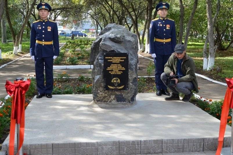 Памятный знак землякам-комсомольчанам, участвующим в СВО открыли в Комсомольске-на-Амуре Пресс-служба администрации Комсомольска-на-Амуре