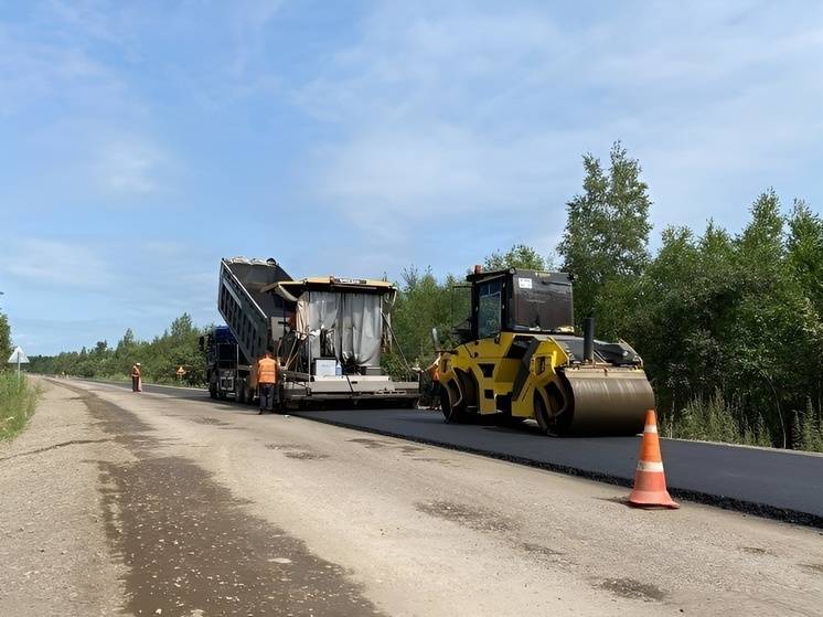 Ремонтные работы на трассе к Комсомольску могут завершить досрочно