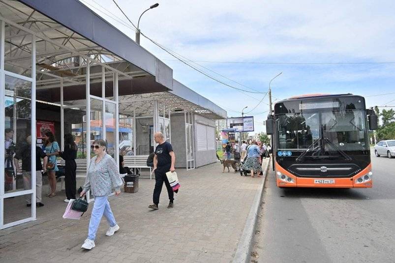 В Хабаровске обновили остановку &quotРынок Южный&quot по улице Суворова Пресс-служба администрации Хабаровска