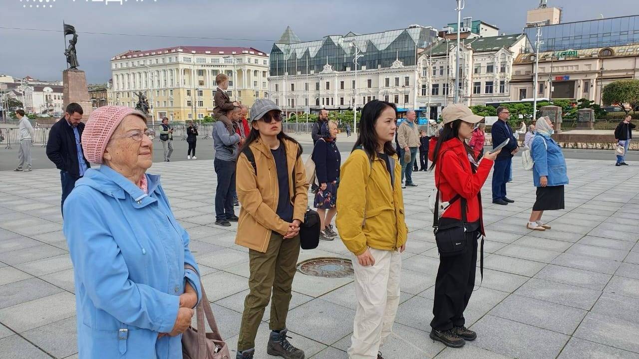 Великое освящение Спасо-Преображенского собора собрало уйму верующих во Владивостоке0