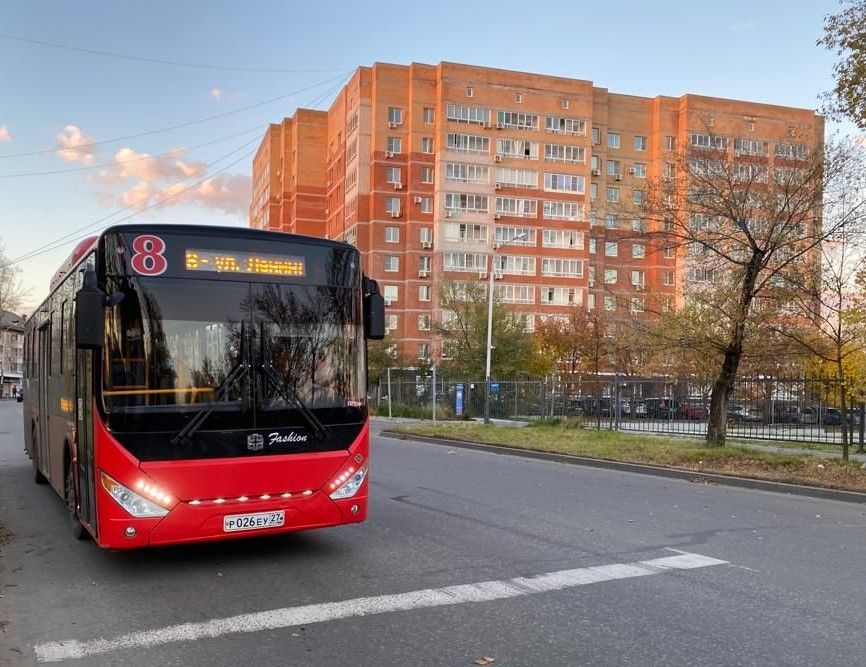 Работа общественного транспорта на ноябрьских выходных в Хабаровске будет скорректирована