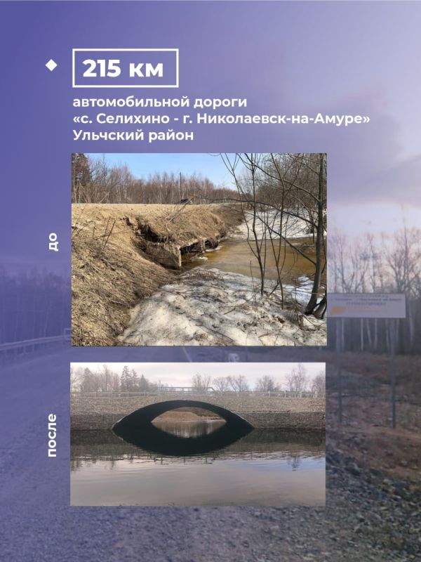 24 моста отремонтируют в Хабаровском крае до конца года по нацпроекту «Безопасные качественные дороги»