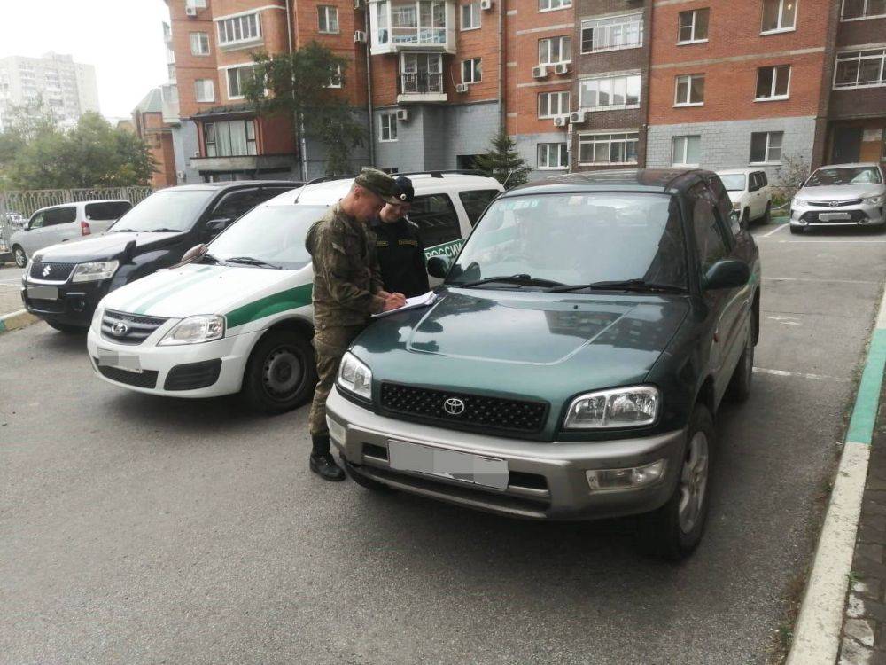 В Хабаровске у пьяного водителя конфисковали автомобиль и отправили в зону СВО