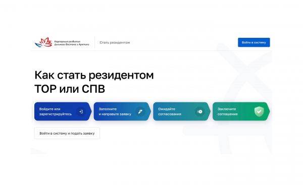 КРДВ усовершенствовала сервис подачи заявки на получение статуса резидента ТОР или СПВ