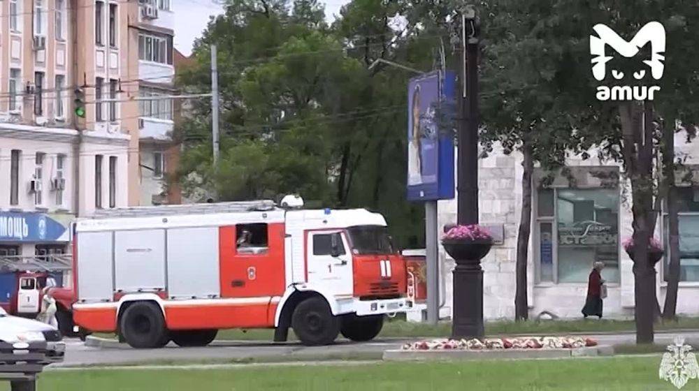 Летом в сгоревшем хабаровском театре Музкомедии проводили пожарные учения