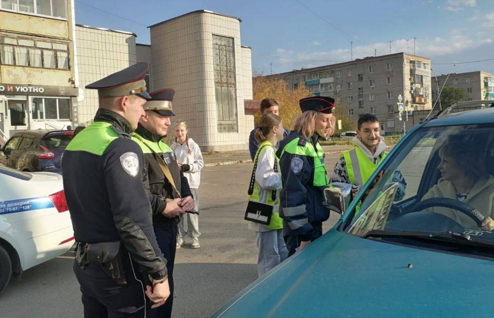 Сотрудники Госавтоинспекции города Комсомольска-на-Амуре провели профилактическую акцию