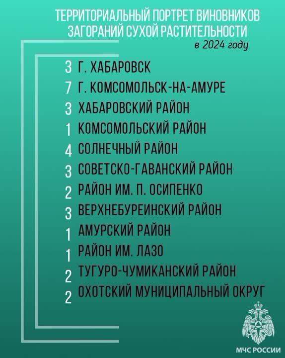 Практически на всей территории Хабаровского края сейчас действует особый противопожарный режим