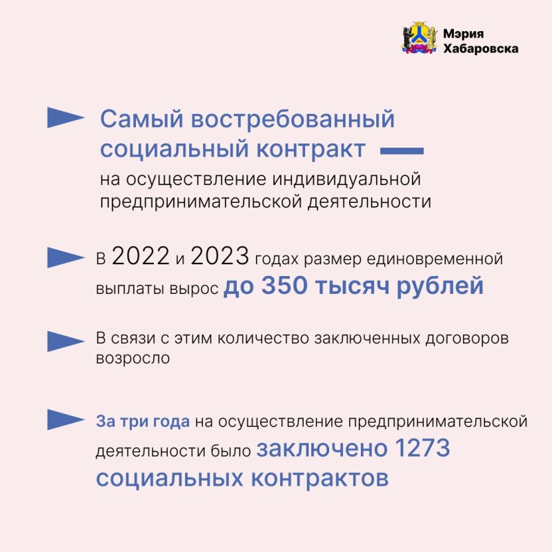 Приоритетные направления и перспективы новой меры поддержки - социального контракта