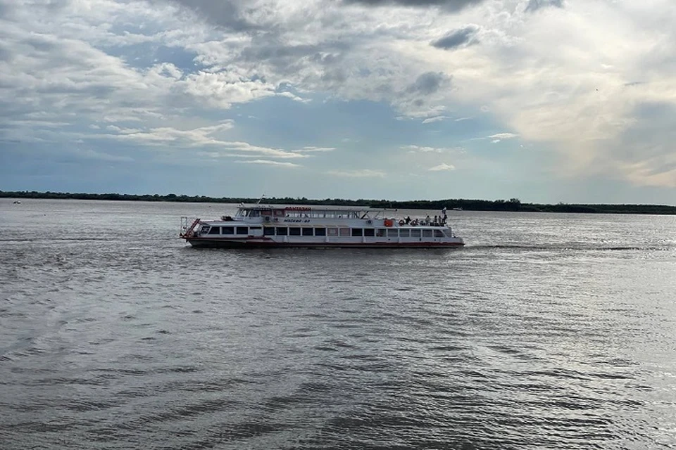 Речные трамвайчики в Хабаровске изменят маршрут из-за низкого уровня воды0