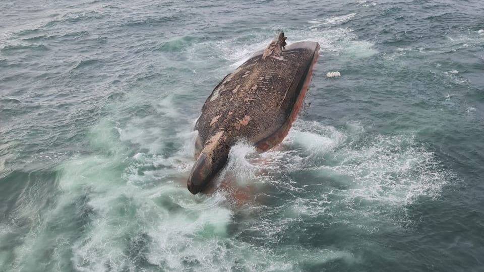 Судно опрокинулось около морского порта на Дальнем Востоке — фото0