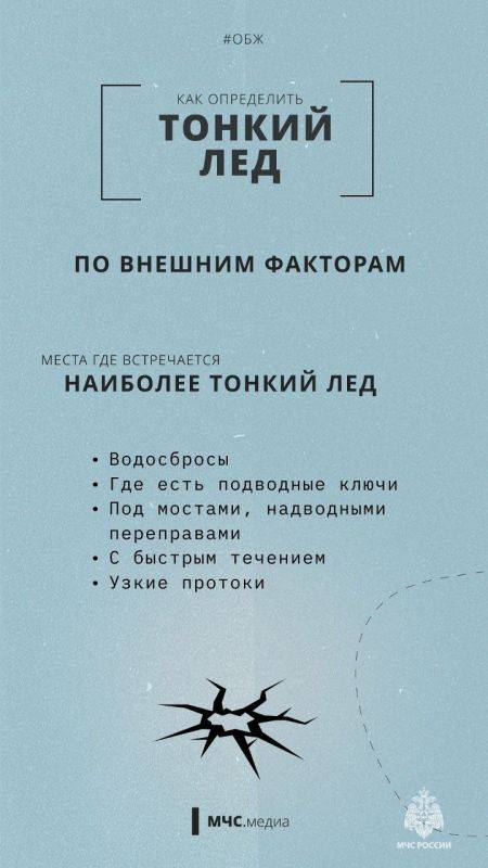 Не спеши под лед!. Осенний лед хрупок. Несчастные случаи происходят из-за беспечности и недооценивания опасности