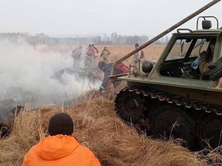 Крупный природный пожар разгорелся в заповеднике в Амурской области