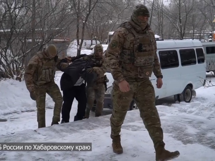 Напавшего на полицейскую иностранца задержали в Хабаровске