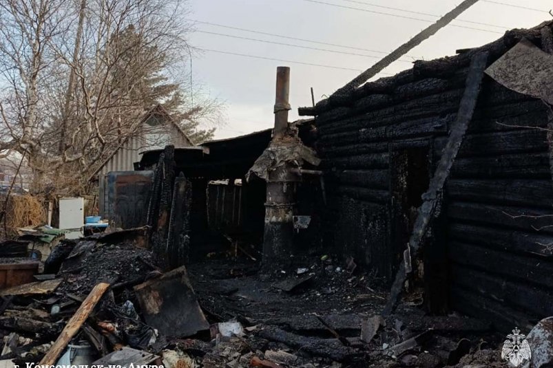 В Хабаровском крае в двух пожарах один человек погиб, двое пострадали Предоставлено пресс-службой ГУ МЧС России по Хабаровскому краю