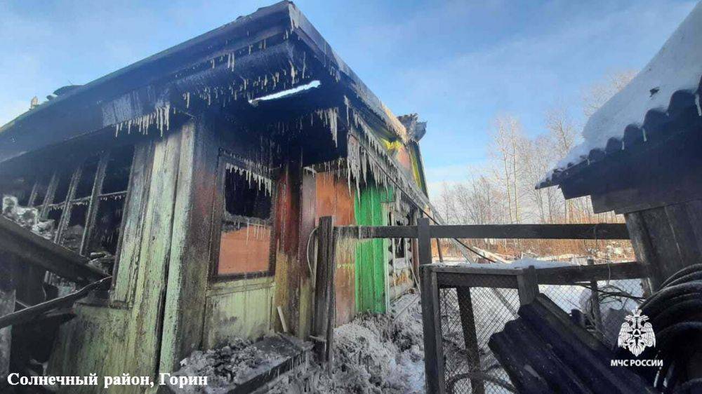 Жизни троих жителей Хабаровского края прервали пожары в частных домах, в их числе был ребенок