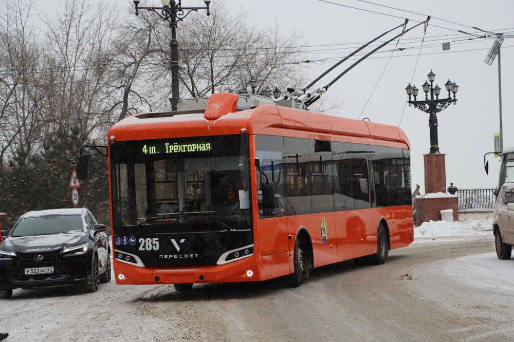 В Хабаровске появились троллейбусы на автономном ходу