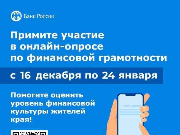 Хабаровчане могут принять участие в опросе по финансовой грамотности населения