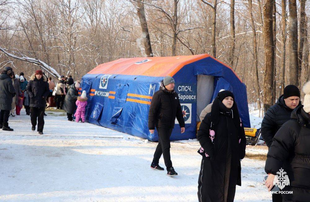 Праздник Крещения Господня отметили хабаровчане