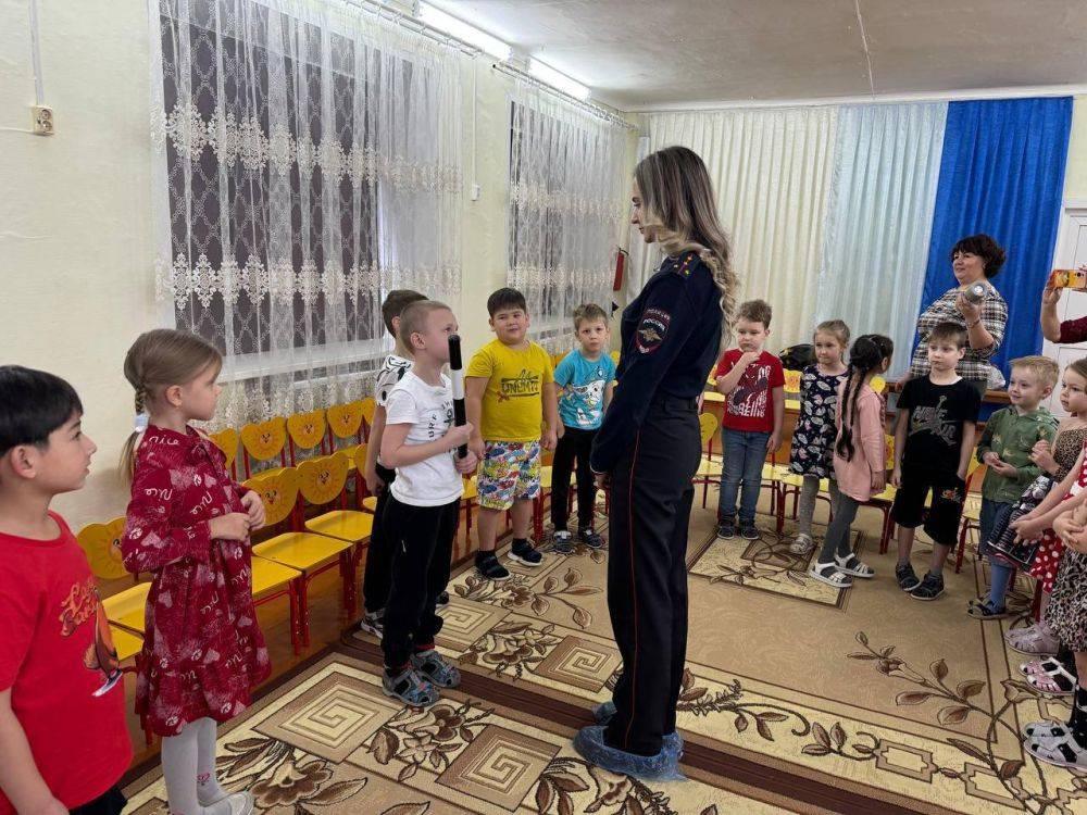 В городе Советская Гавань сотрудники Госавтоинспекции провели профилактическое мероприятие «Весело играем – ПДД повторяем»