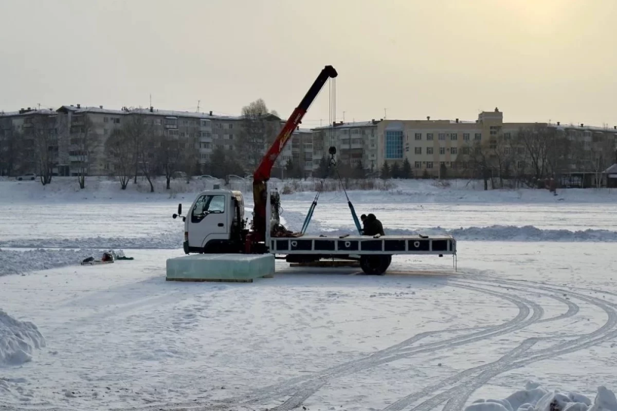 В Еврейской АО начали готовить проруби к Крещению0