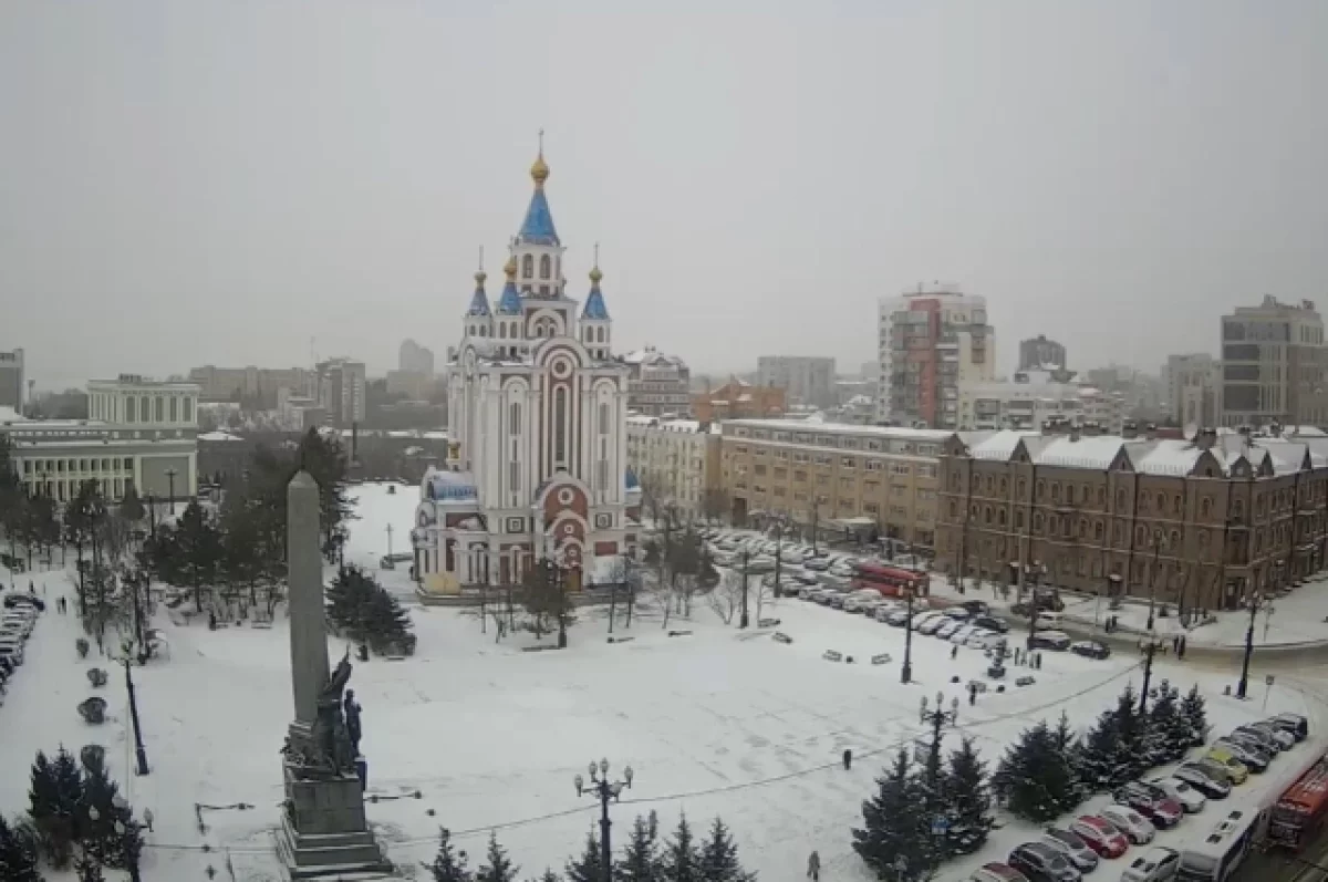 В Хабаровске в понедельник, 6 января, ожидается похолодание0