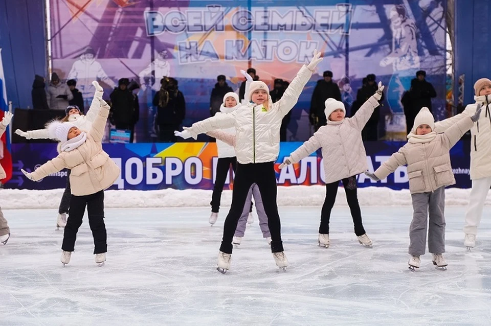 День зимних видов спорта состоится на катке0