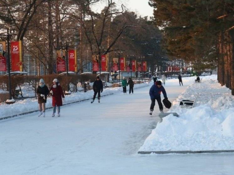 В Хабаровске на народном катке устроят забег на конках