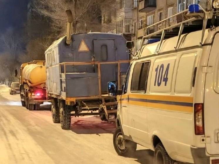 В Комсомольске-на-Амуре по улице Севастопольской произошел разлив воды