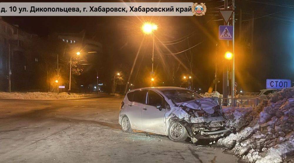 В ночном столкновении в краевой столице пострадали 5 человек