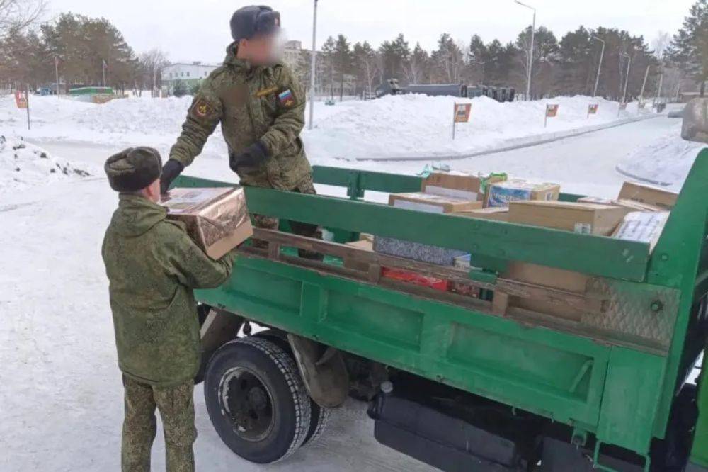 Жители Хабаровского района передали на СВО 70 коробок гуманитарной помощи