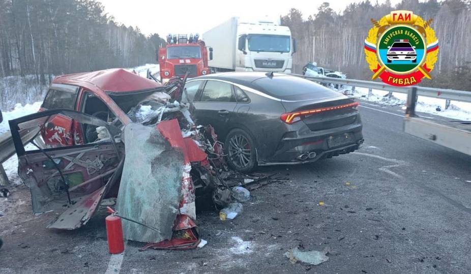 Трагическая авария произошла на трассе «Амур» в Приамурье: трое погибших1