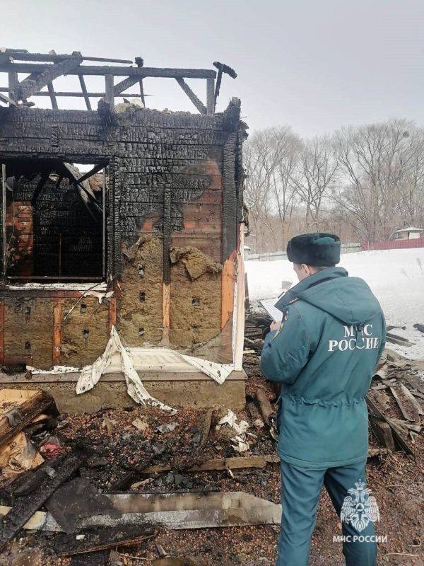 Огонь унёс жизнь пожилого мужчины в Хабаровском районе