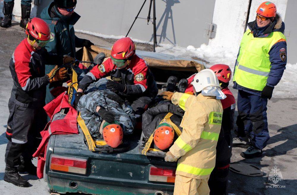 В Хабаровском крае определился победитель соревнований по ликвидации ДТП