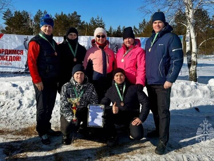 Амурские спасатели провели спортивно-патриотическую игру «Чудиновский бой»