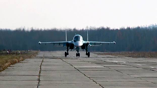 Новые бомбардировщики Су-34 поступили на вооружение в авиачасть под Хабаровском