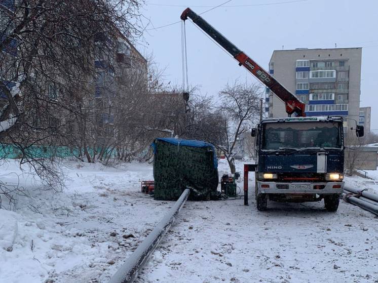 В поселке Солнечный Хабаровского края завершается реконструкция сетей водоснабжения