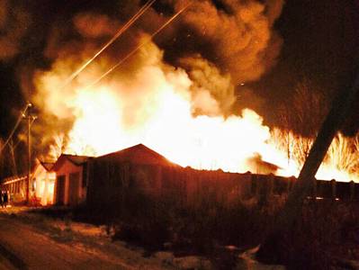 В Челябинской области сгорел только что построенный дом